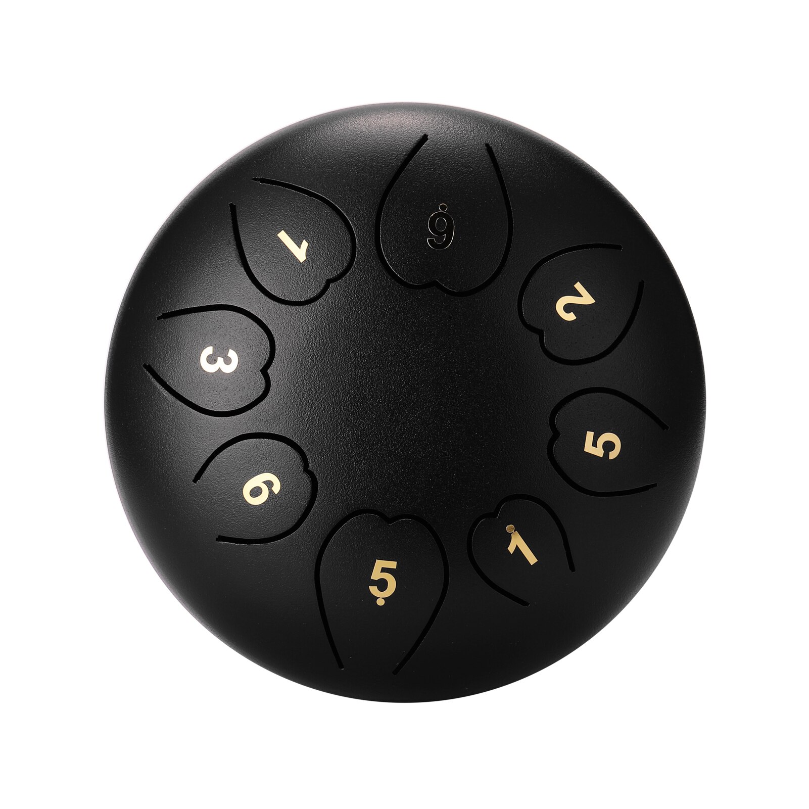 6 inch 8-Tone Steel Tongue Drum Mini Hand Pan Drums with Drumsticks Percussion Musical Instruments