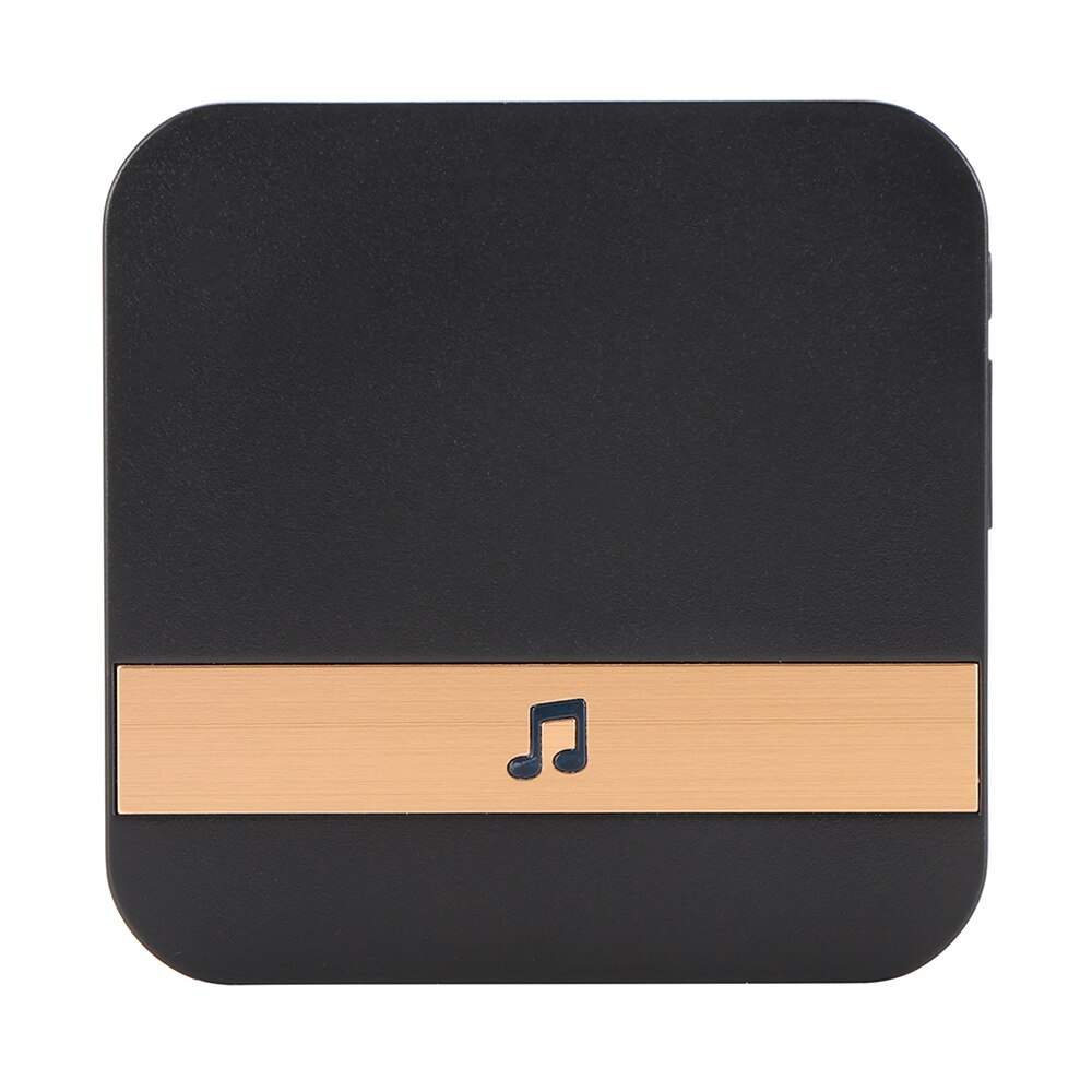 Self Powered Waterproof Wireless DoorBell No Battery EU US AU Plug Smart Door Bell Chime 1 Button 1 Receiver LED Light