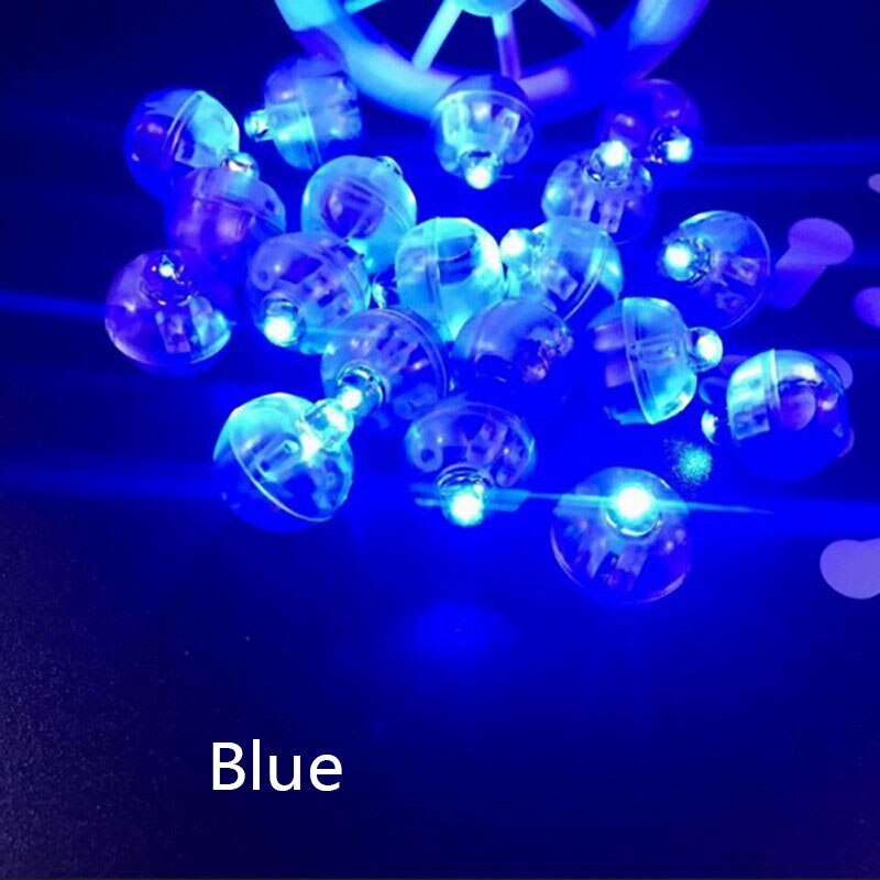 10 stks/partij Ronde Bal Tumbler LED Ballon Verlichting Mini Flash Lichtgevende Lampen voor Lantaarn Bar Wedding Party Kerst Decoratie