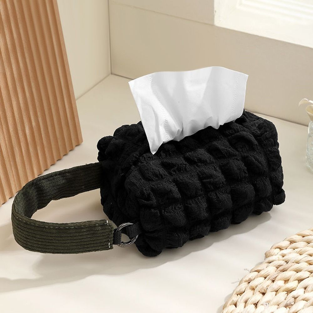 Babydoekjes Hoes - Flip Cover Tissue Box - Kinderwagen Hangtas - Katoenen Napkin Houder: Paars