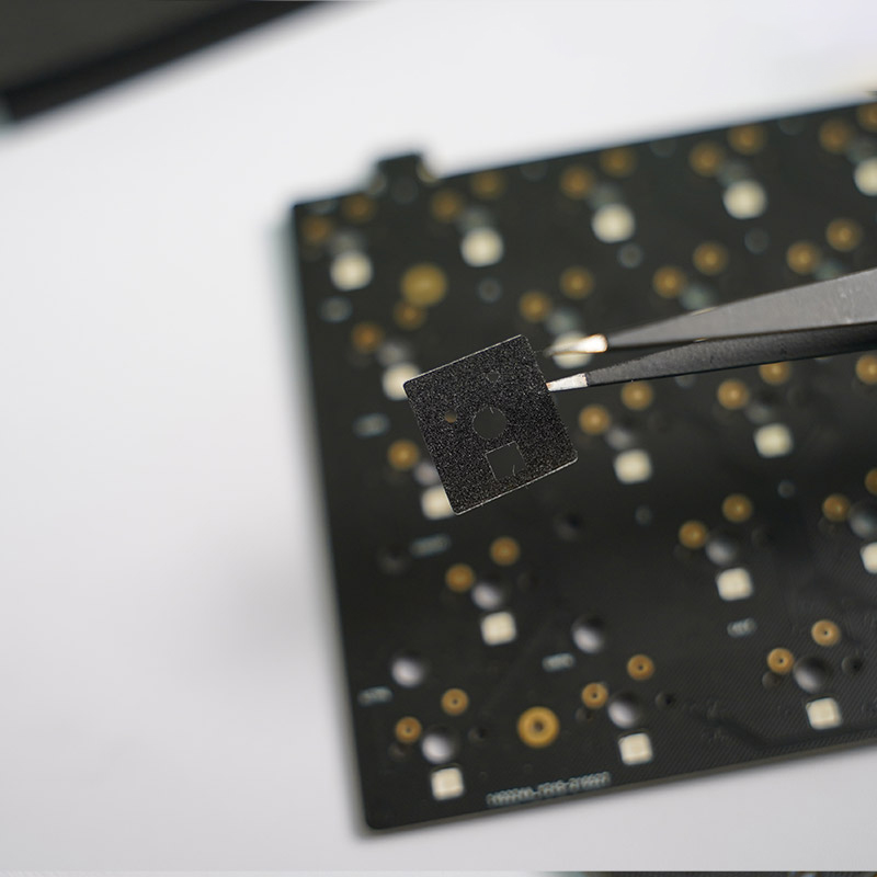 Mechanical Keyboard Shaft Underpad Single Switch PORON EVA PE Material Shaft Pad Plug Switch Pads Switch Buffer Foam