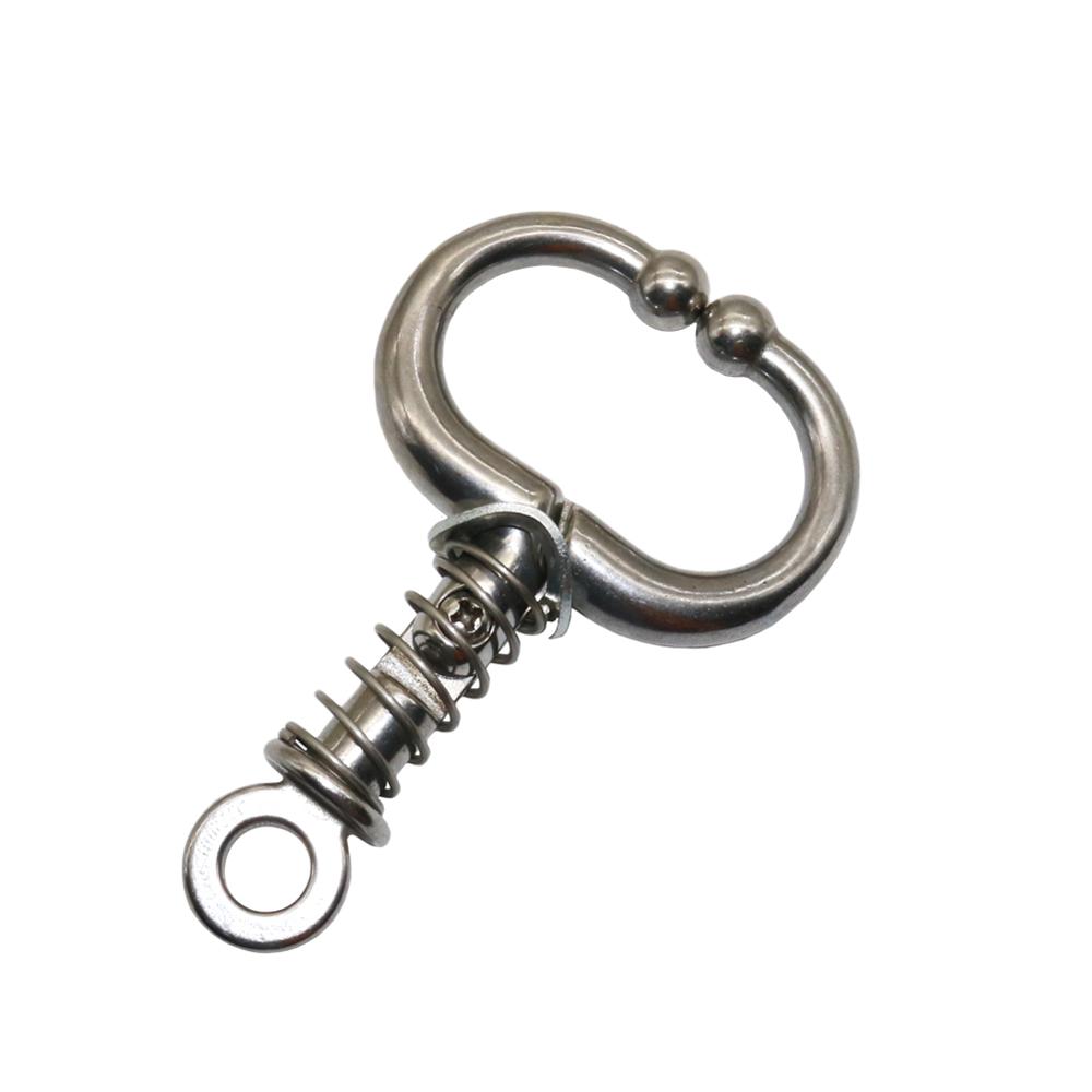 Pinzas automáticas de acero inoxidable para muelles de vaca, 1 Uds., herramientas de encuadernación para ganado, pinzas para la nariz, aro de ganado: Default Title