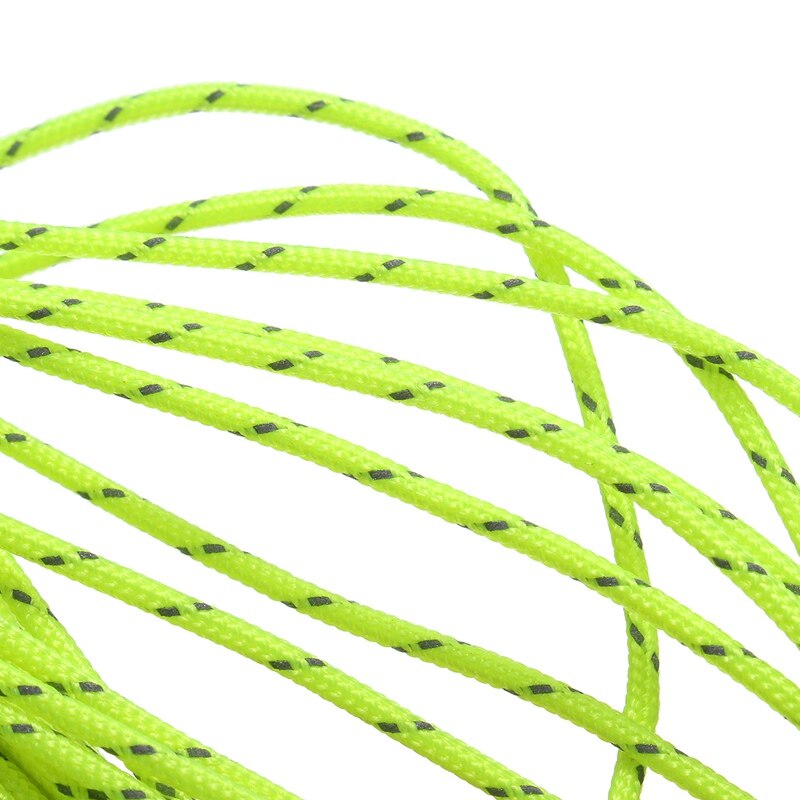 Kiwarm 1pc 20 meter grøn nylon ledning super stærk telt reb fyr line camping ledning paracord til gør-det-selv håndværk tilbehør reb