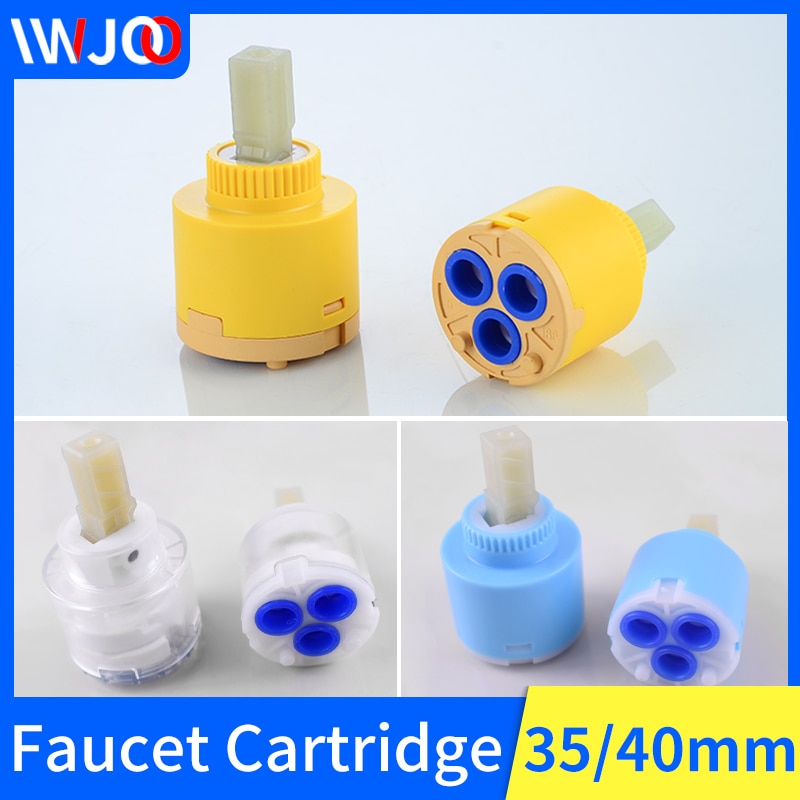 Faucet Cartridge 35mm 40mm Ceramic Faucet Cartridges Kitchen Faucet Accessories Valve and Cold Water Mixer Tap Replace Part