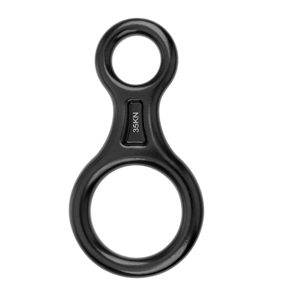 35KN Heavy Duty Figure 8 Rope Descender Rappel Ring Mountaineering
