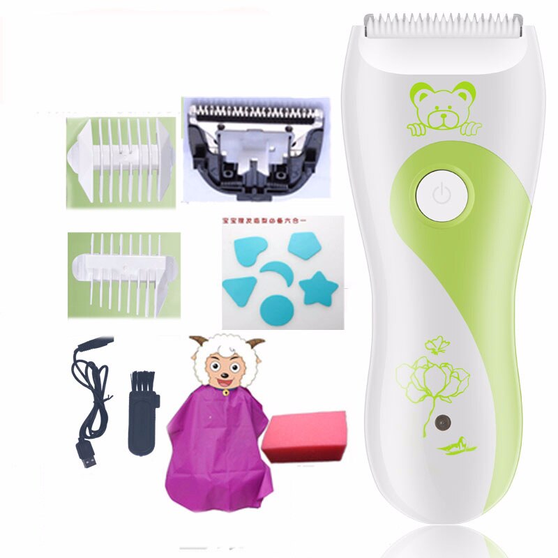 Usb Oplaadbare Baby Elektrische Tondeuse Set Draadloze Tondeuse Voor Kid Zuigelingen Peuters Haar Dagelijkse Verzorging Mute Tondeuse: A5