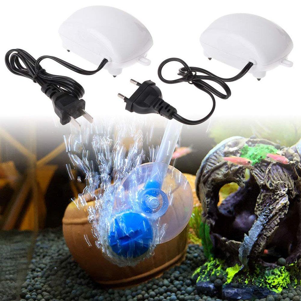 Ultra lavt støy akvarium luftpumpe fisketank mini luftkompressor oksygenpumpe akvarium fisketank oksygenpumpe