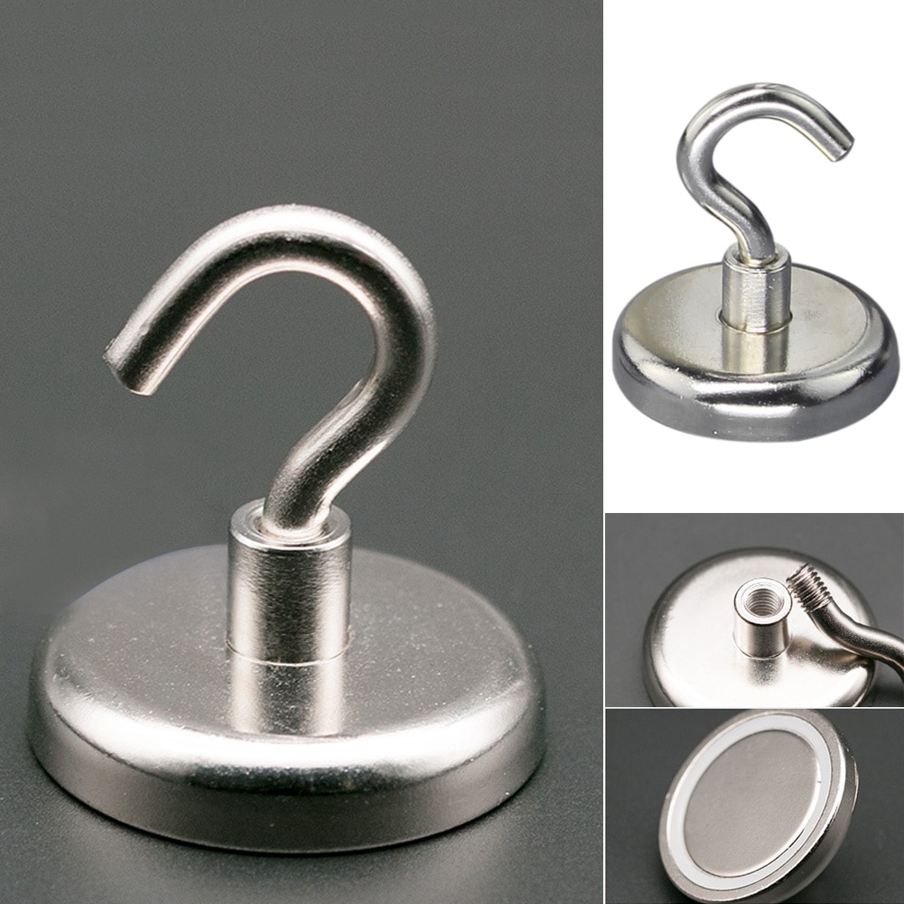 12 sztuk potężne haczyki magnetyczne ciężki obowiązek neodymowy magnes na lodówkę powierzchni haki z przyssawką robić kuchni garaż łazienka szafki