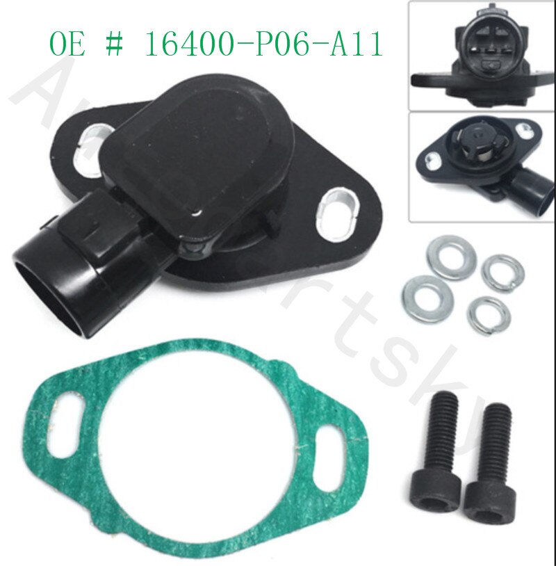 TPS Throttle Position Sensor 16400-P06-A11 16400P0AA50 For Honda Civic CRX Prelude Accord Acura Integra Odyssey Pilot CR-V