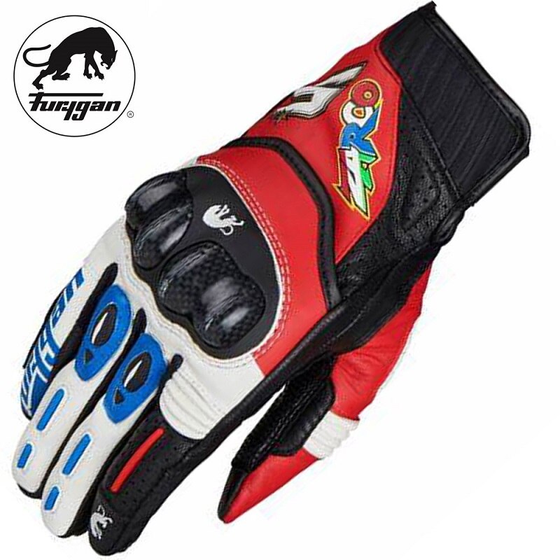 Guantes de fibra de carbono con , guantes de moto 3D, guantes de conducción transpirables y secos, guantes de montar en 4 colores