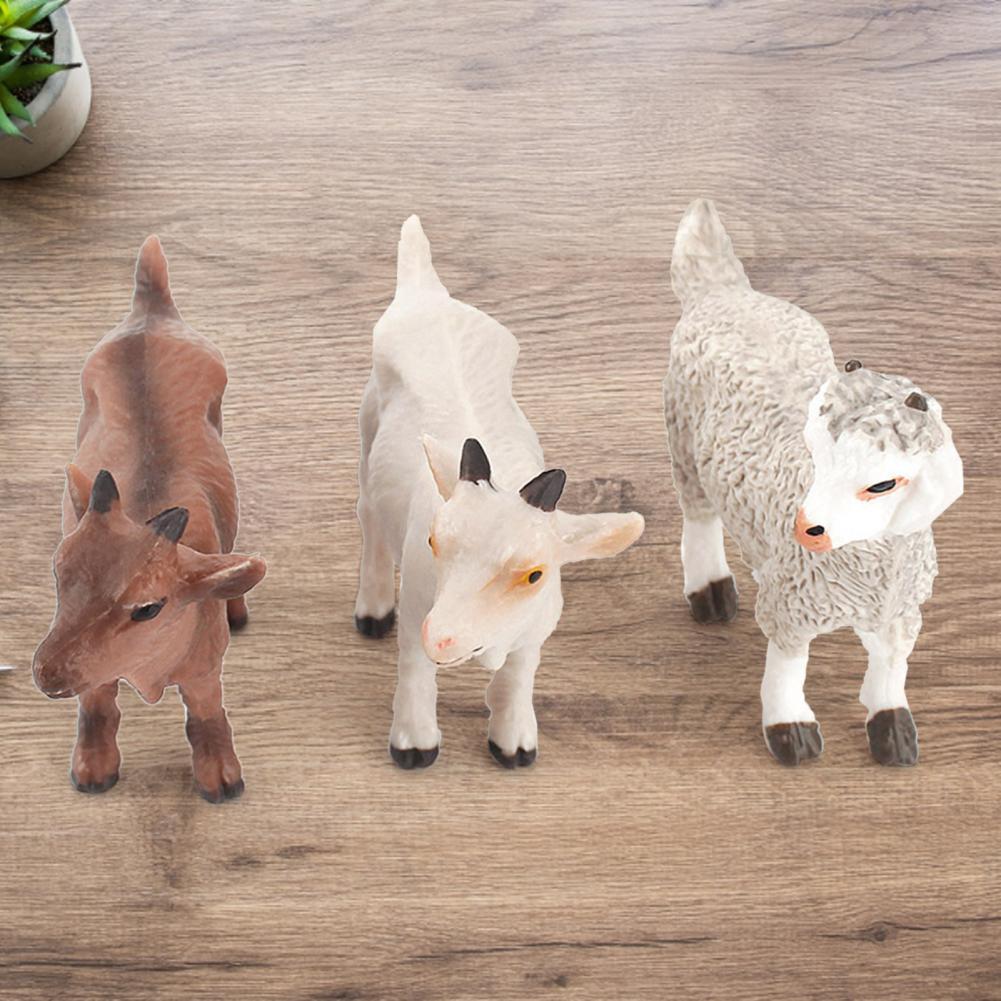 Diy Landbouwgrond Werknemer Schapen Model Beeldje Geit Home Decor Miniatuur Fairy Tuin Decoratie Accessoires Collectie Speelgoed Modellen