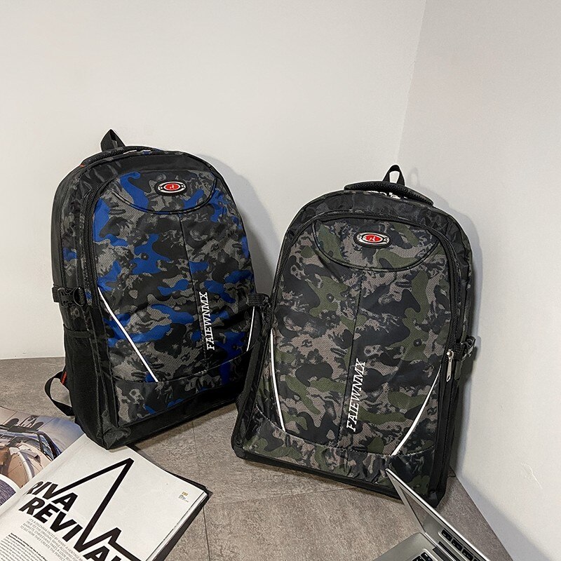 Nylon Rucksack Trendy Coole Camouflage männer Laptop Rucksäcke Große Kapazität Gemütlichen Student Buch Tasche