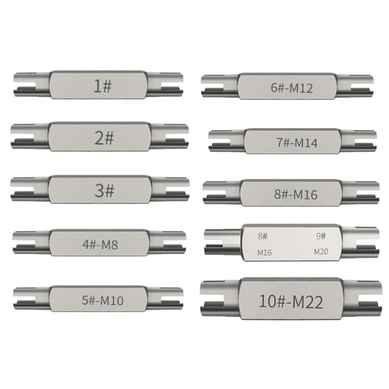 Hexagonal Double-head Broken Tap Extractor Easy Out Wire Screw Damaged Nut Bolt Remover Tool