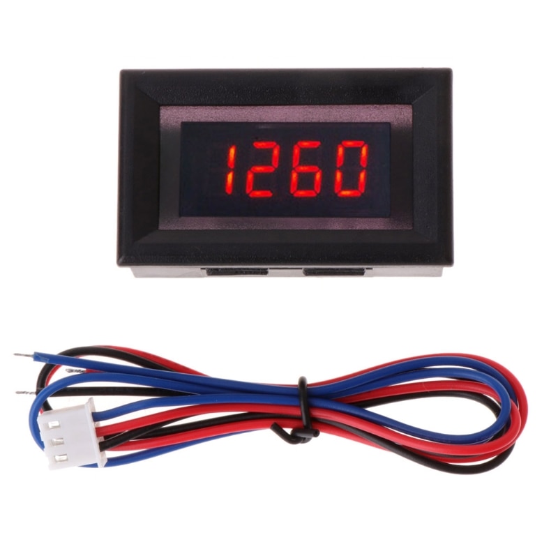 Auto Motorrad Digitaler Tachometer Tacho Messgerät mit Batterie Überspannung Alarm