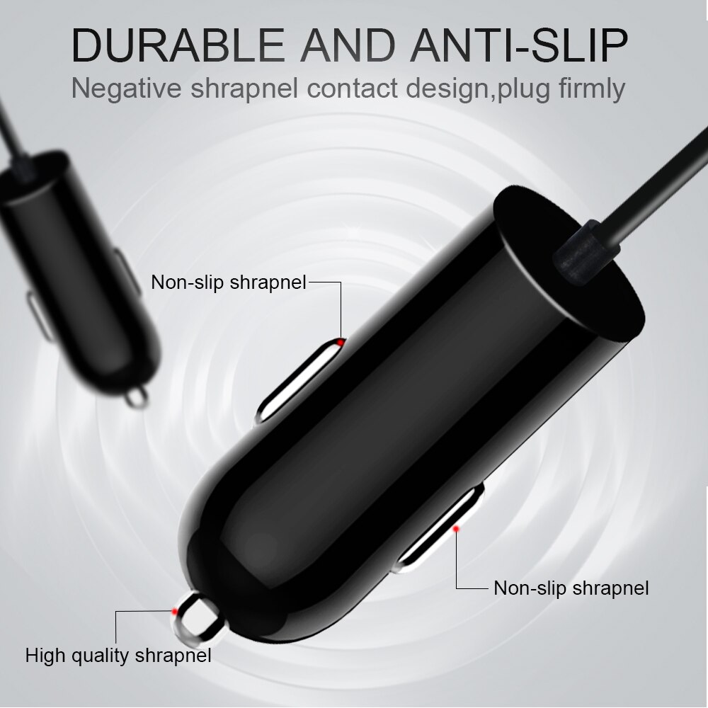 Swalle Fast Car Charger voor huawei P20 voor Samsung Note 8 9 quick charger kleine USB auto-Oplader met usb-kabel voor mobiele telefoon