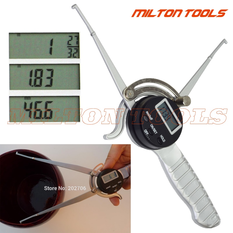 150mm 6" inside caliper spring loaded electronic digital LCD External inside Caliper ID Digital Electronic Gauge Caliper
