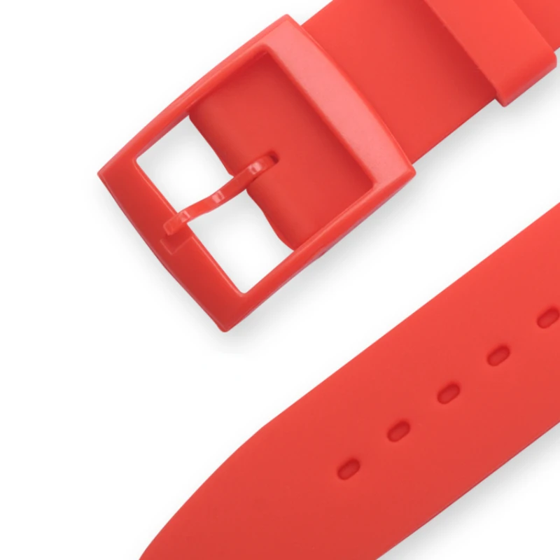 Correas de reloj de resina para hombre, accesorios, pulsera deportiva de goma resistente al agua, correa de silicona de 16, 17, 19, 20mm para Swatch GW164 GB274