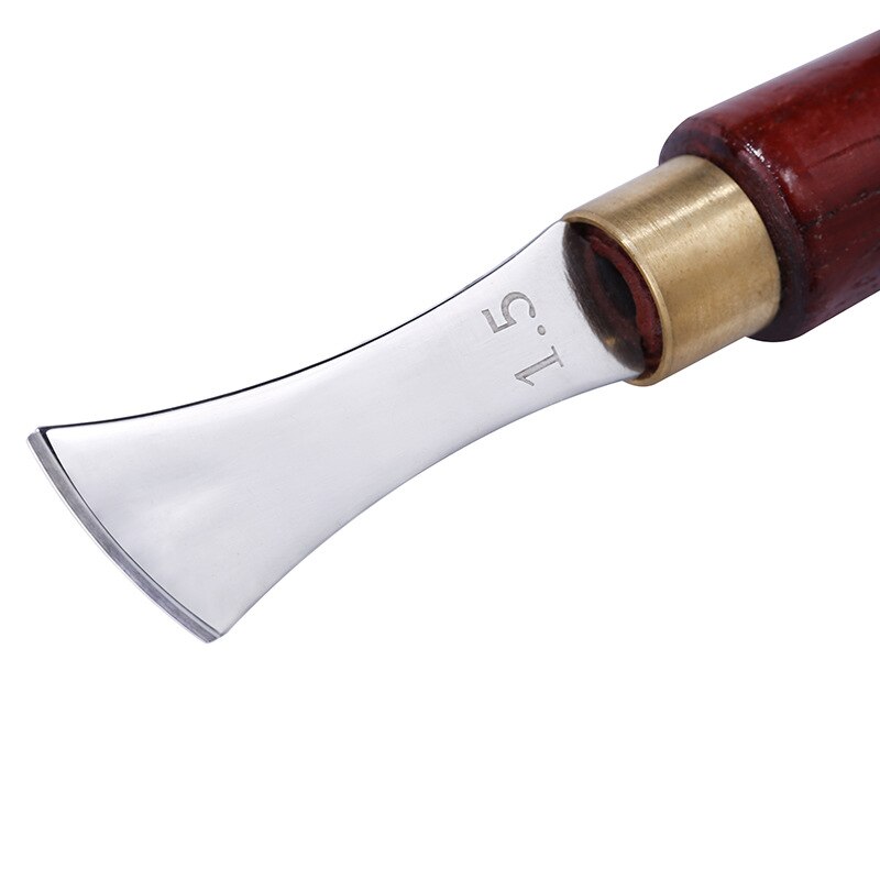 Outil de rainage des bords en cuir 1/2/2.5MM | Lame en acier inoxydable, rainure peu profonde, ligne de presse, finition polie, bord de marquage du tranchant de presse