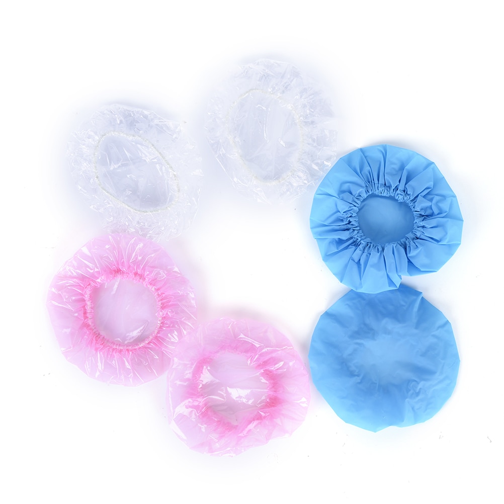 20PCS/Bag Disposable Salon Clear Ear Cover Ear Protection Hair Dye Protect Cap Hair Color Styling Tool Accessories