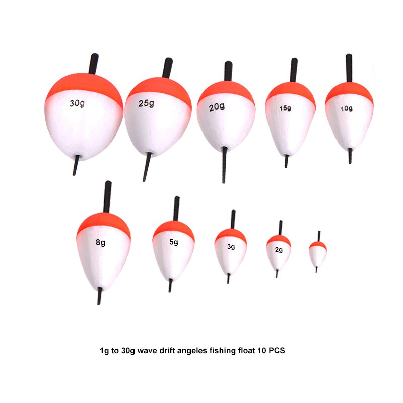 15/10/8/6 stk / sett eps fiskeflåter sett 0.8g-60g sjøfisk flyte med pinner pesca fiskeutstyr tilbehør