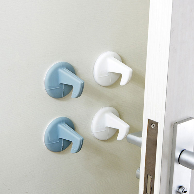 Deurklink Crash Pad Set Creatieve Siliconen met Haak Muur Kussen Pad Thuis Deur Anti-Flip Pad