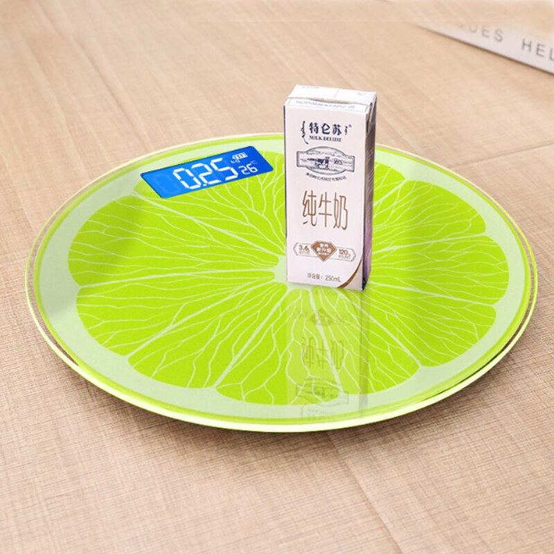 Lovely Cartoon Lemon Balance Scales Scales Fat Scale Digital Electronic Scale Household Scale Ground Intelligence Scale