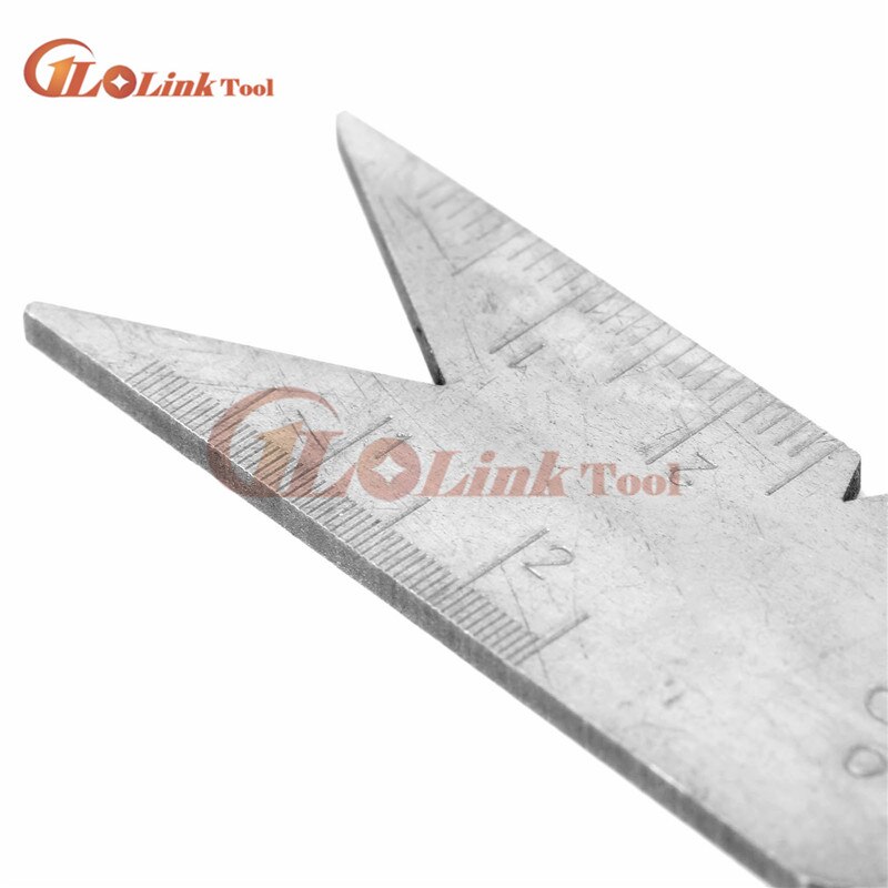 60 stopni 55 stopni Cal metryczny gwint poziom miernik Center miernik tokarka pomiarowa narzędzie 2 sztuk/partia