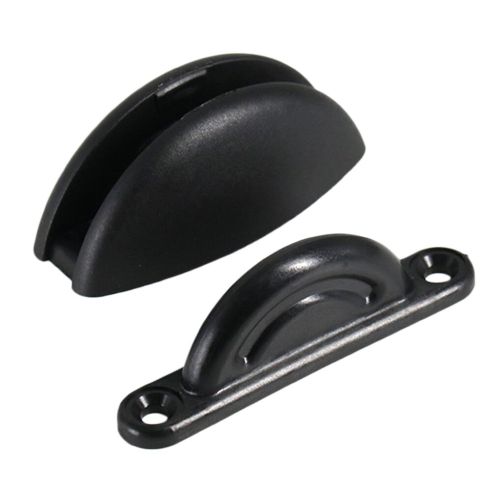 Nylon Door Catch Stop for RV Camper Boat Motorhomes Caravan Cabinet Black