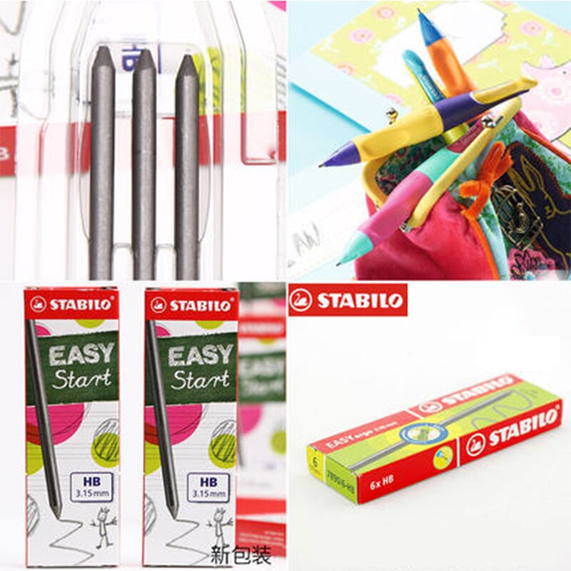Stabilo 3.15mm Mechanical Pencil Lead Refills HB 6pcs/box