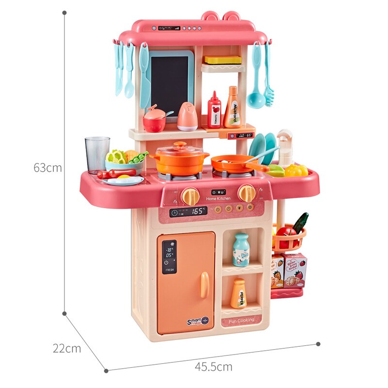 Nuova Funzione Acqua Calda Acqua di Rubinetto Lagre Dimensione Giochi di imitazione Da Cucina in Plastica Giocattolo per Bambini Cucina Cucina Giocattolo del Regalo Dei Bambini Giocattoli D138