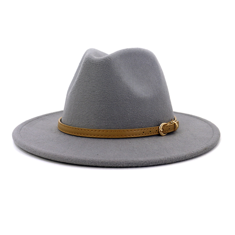 Winter Autumn Imitation Woolen Women Men Ladies Fedoras Top Jazz Hat European American Round Caps Bowler Hats