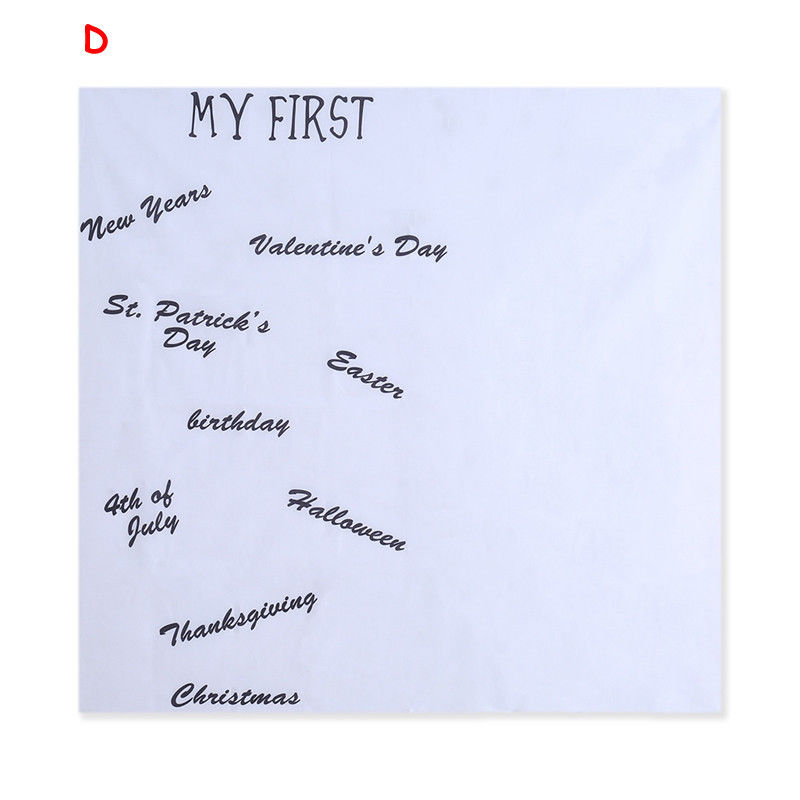 Cobertor infantil Bebê Marco Foto Fotografia Prop Carta Respirável Pano De Fundo Pano 100x100 CM 4 Padrões