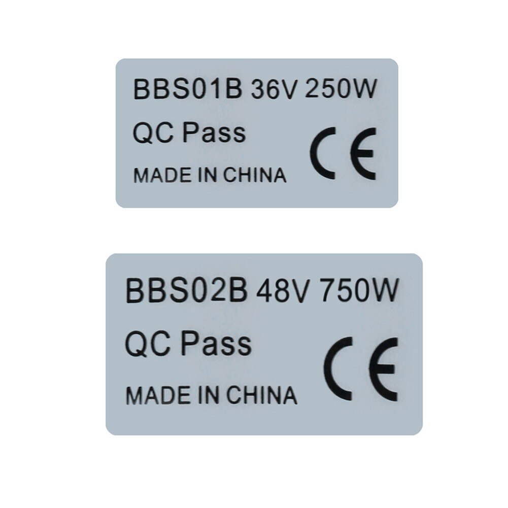 Bafang-etiqueta adhesiva para Motor de bicicleta eléctrica, pegatina de 20 piezas para BAFANG 36V 250W/48V 750W BBS 01/BBSHD, accesorios para e-bike