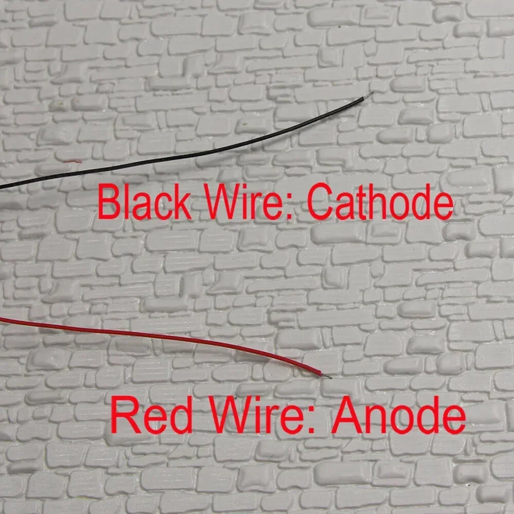 10pcs Model Railroad Train OO/HO Scale Lamp Posts Led Street Light Lamp Artificial Miniature Decoration Building Landscape