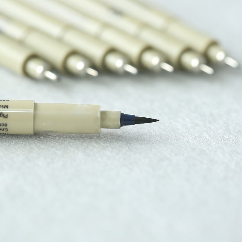 SAKURA Pigma Micron Graphic Pen Needle Point Manga Drawing Sketch Water-proof Outline Scanning Line Pen Scriptliner Japan