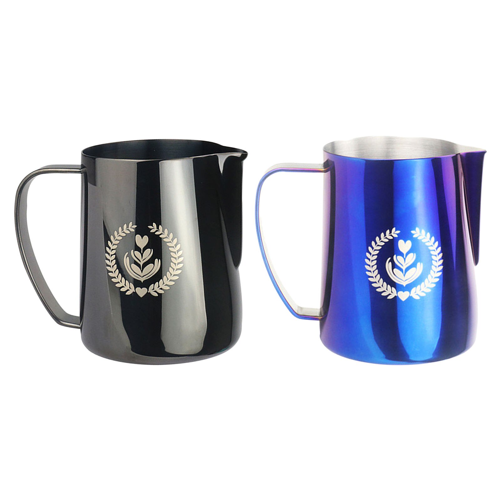 Stainless Steel Espresso Steaming Pitcher 12 Oz Es... - Grandado
