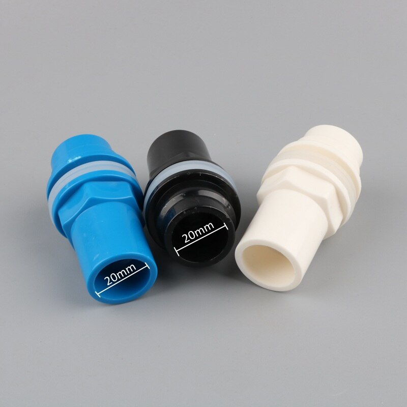 1pc UP-CLOUD PVC ID 20mm Connector Fish Tank Drain Pipe Accessories Aquarium Water Pipe Fittings Water Tank 1/2 inch Joint