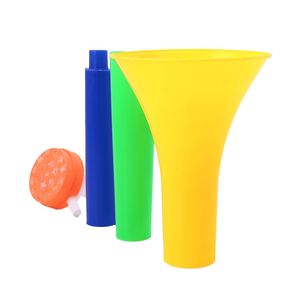 Fodboldstadion cheer fan horn horn fodbold bold vuvuzela cheerleading kid trompet