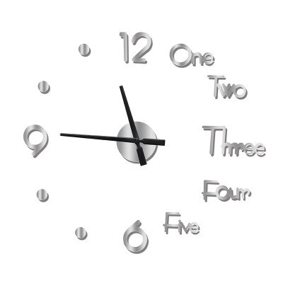 Selling Wall Clock Clock Sticker Diy 3d Acrylic Mirror Home Decoration Quartz Balcony/Yard Needle Modern