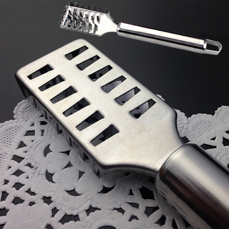 Ustensiles de cuisine ménagers | Outil de cuisine en acier inoxydable, racloir balance manuel de cuisine, brosse à gratter, outils pour enlever les fruits de mer, accessoires