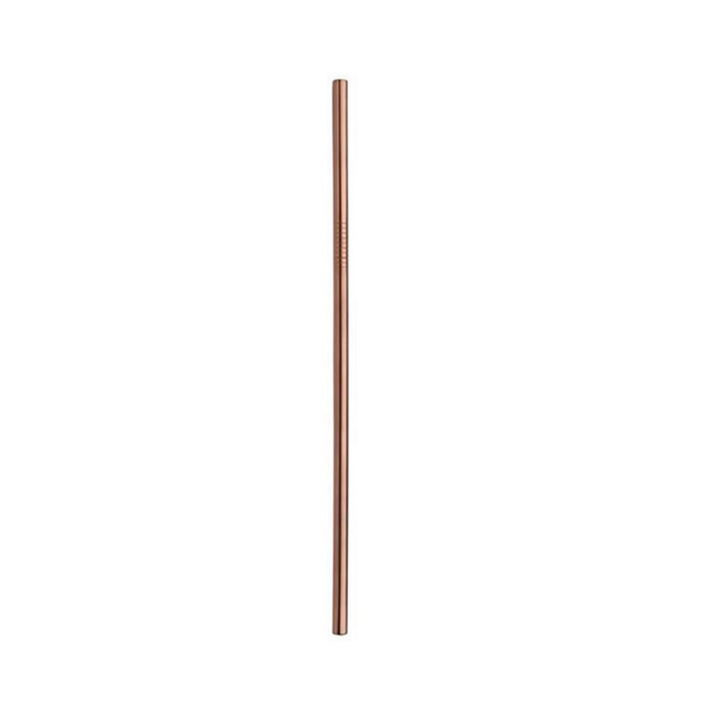 Reusable Drinking Straw Stainless Steel Straw for Bubble Tea Eco Friendly Drinking Straws for Drink Water Cappuccino Coffee: straight-rose gold