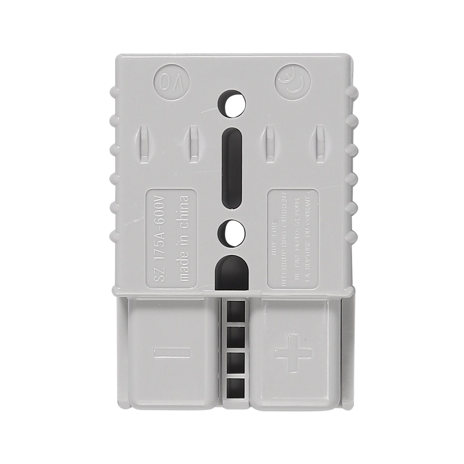 Justech 2Pcs For Anderson Style Plug Connectors 175A 600V AC/DC Power Tool Kit With 1/0 AWG Silver Plated Solid Copper Terminal