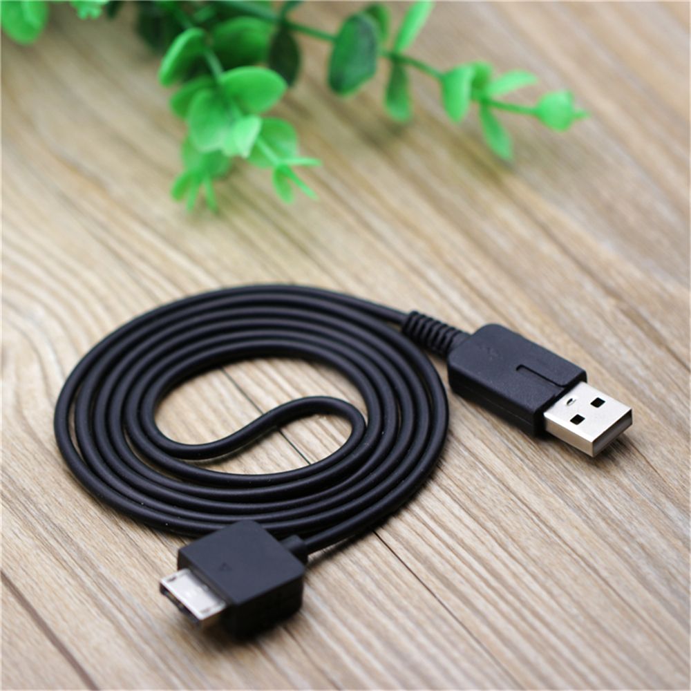 Utility Black USB Data Transfer Sync Charge Charger 2 in 1 Cable for PS Vita