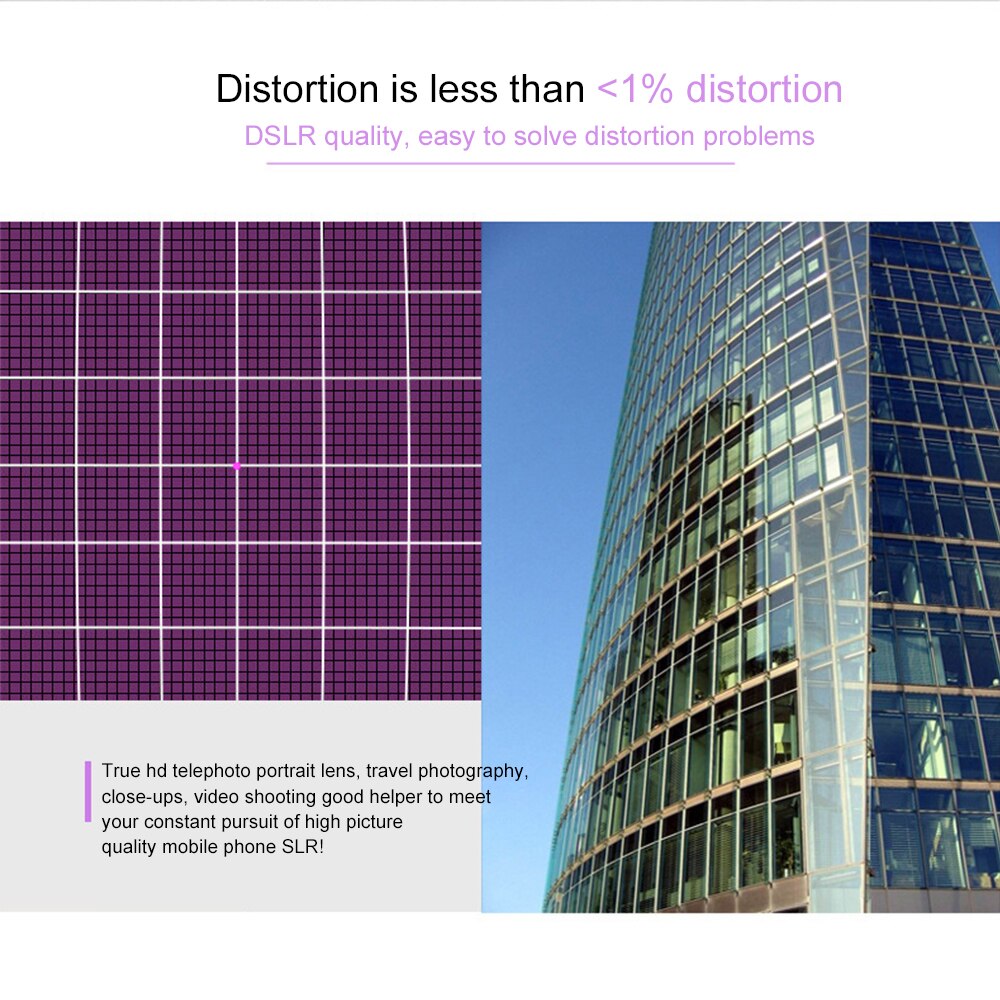 85mm HD Portrait téléphone caméra lentille Mobile Smartphone télé objectif 3.0X téléphone 5K objectif pour téléphone à double caméra téléphone à caméra unique