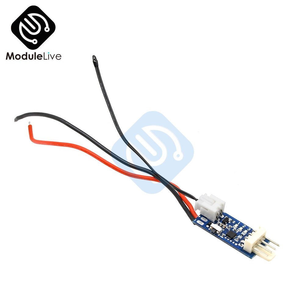 Ultra-small 5V 12V 4 Wire PWM Fan Temperature Control Governor Cabinet Computer Fan Temperature Control Noise Reduce 10cm Probe