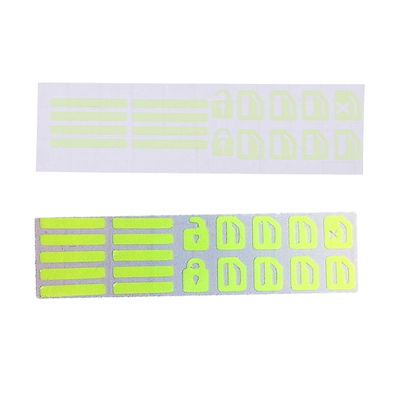 Pegatina para ventana de coche, calcomanía luminosa para puerta, botón de elevación: GN