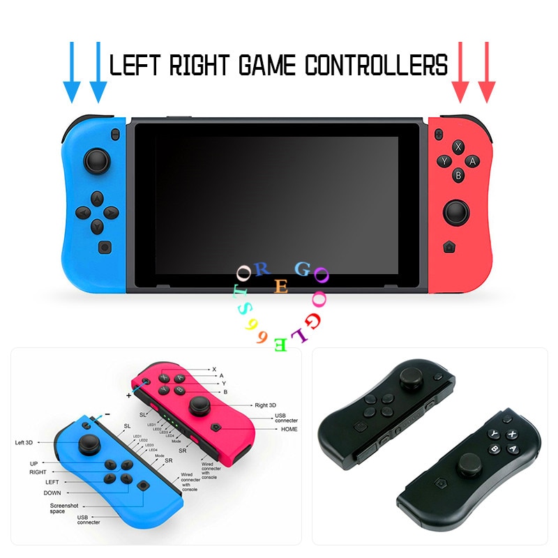 juego interruptor inalámbrico controlador izquierda Bluetooth Gamepad para Nintend interruptor NS Juego con mango