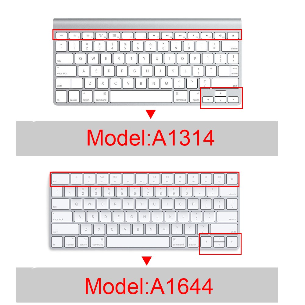 Keyboard Cover Voor Apple Imac Draadloze Bluetooth Magic Keyboard Case Siliconen Clear Eu Ons Film A1314A1644 A1843 A1243 Protector