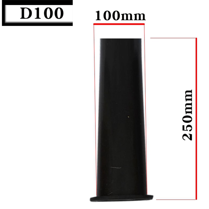 HIFIDIY Live Lautsprecher führen Rohr 6,5 8 10 12 zoll Bass Subwoofer Lautsprecher Invertiert Rohr Hafen Hilfs ABS offene See 60 ~ 100mm: 1Stück / D100mm L250