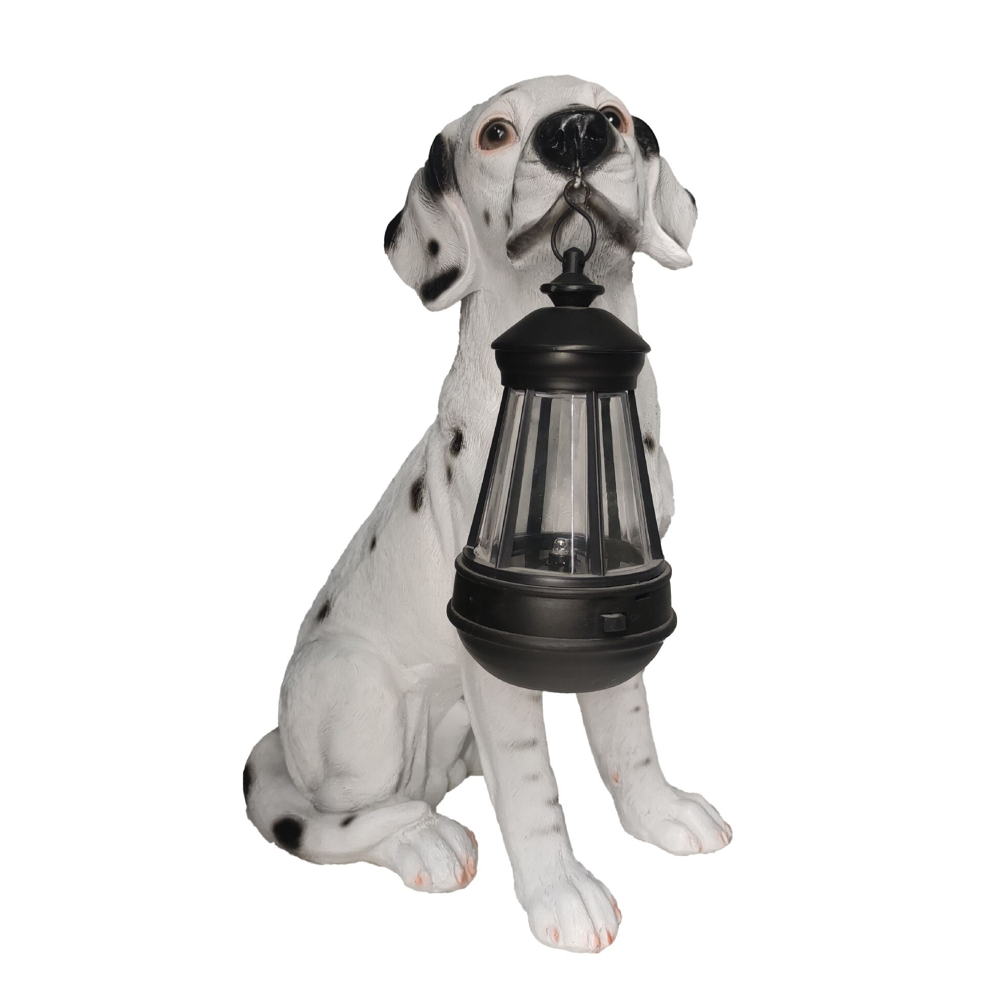 Resin Solar Dog Garden Light Golden Retriever Labrador Rottweiler German Shepherd Dalmatian Outdoor Courtyard Lamp Lawn Statue